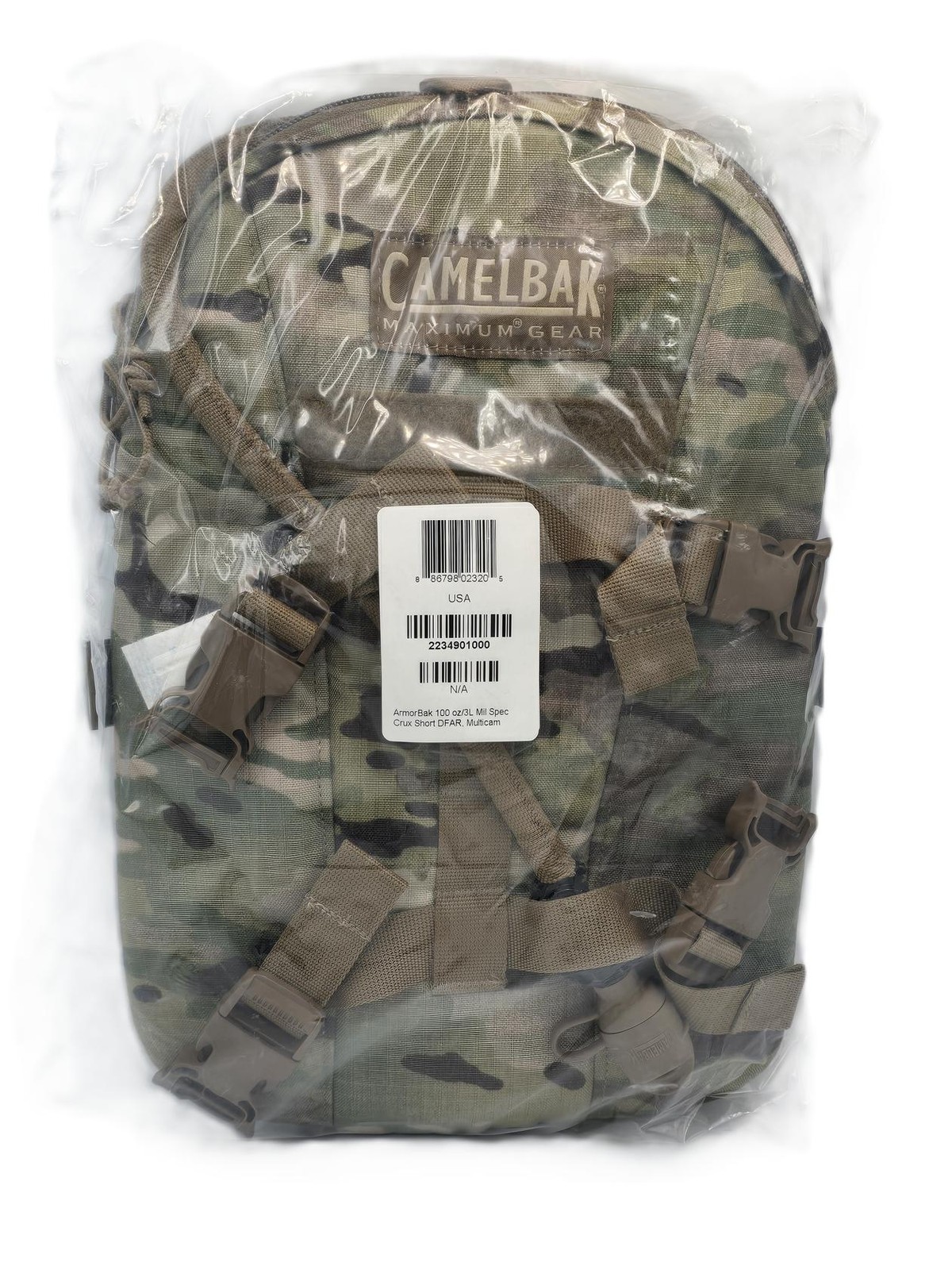CamelBak Maximum Gear ArmorBak Military Spec Crux Short DFAR, Multicam