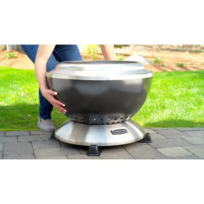 Cuisinart Smokeless Fire Pit Bundle, 24"