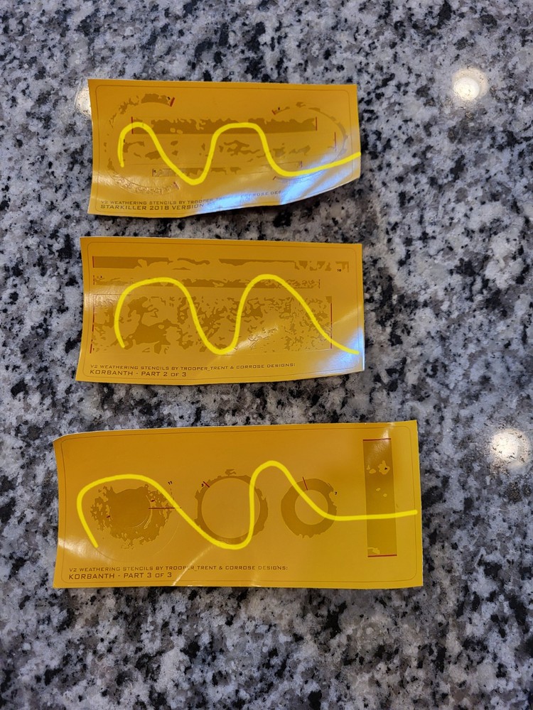 Lightsaber Trooper Trent Stencils V2