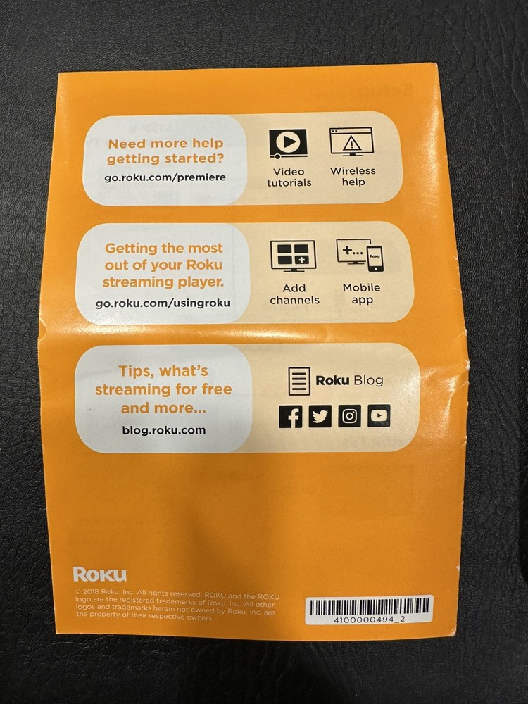 Roku 3920X with Remote BRAND NEW