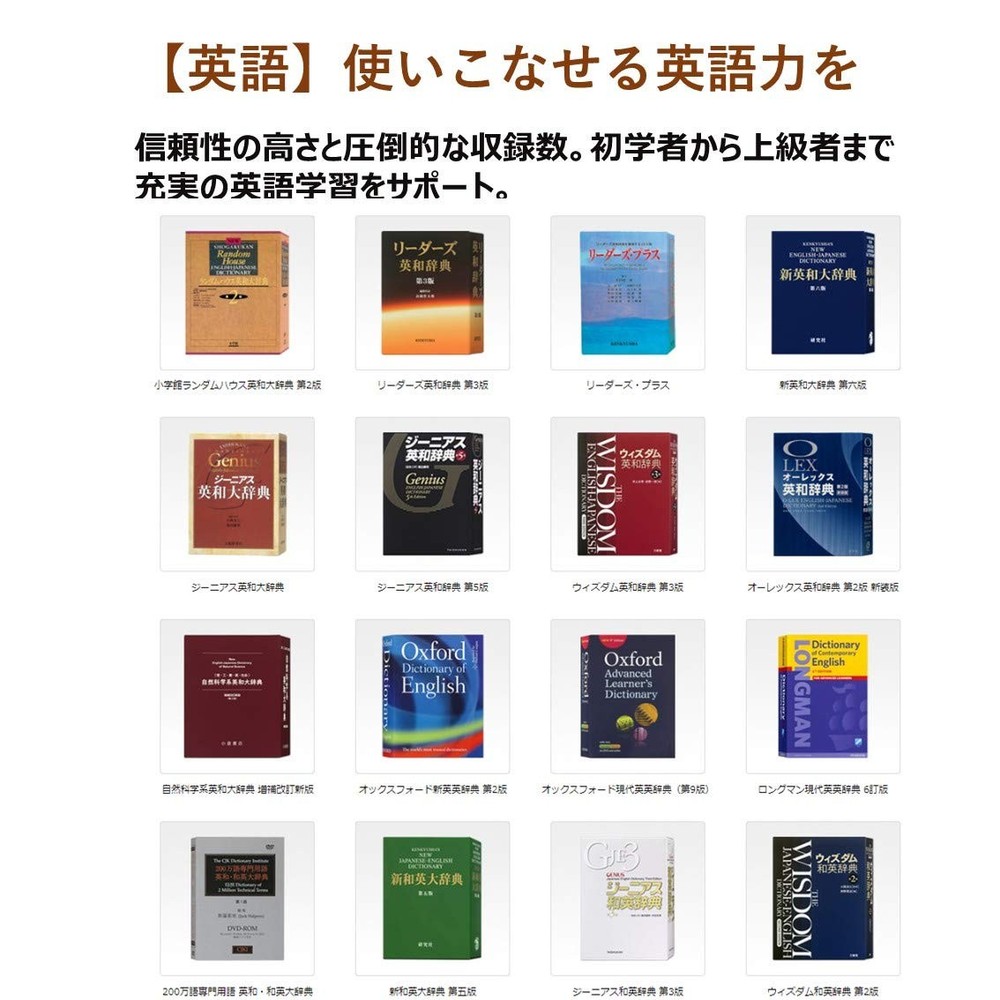 CASIO Electronic Dictionary Exword Professional Model XD-SR20000 200 Content