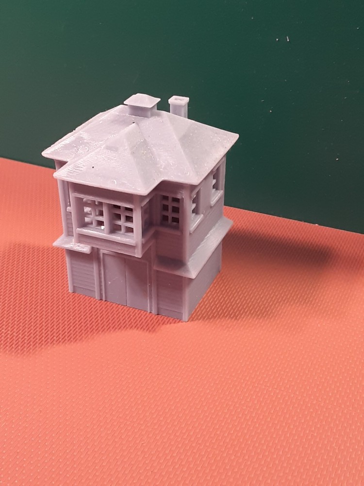 n scale switch tower unpainted