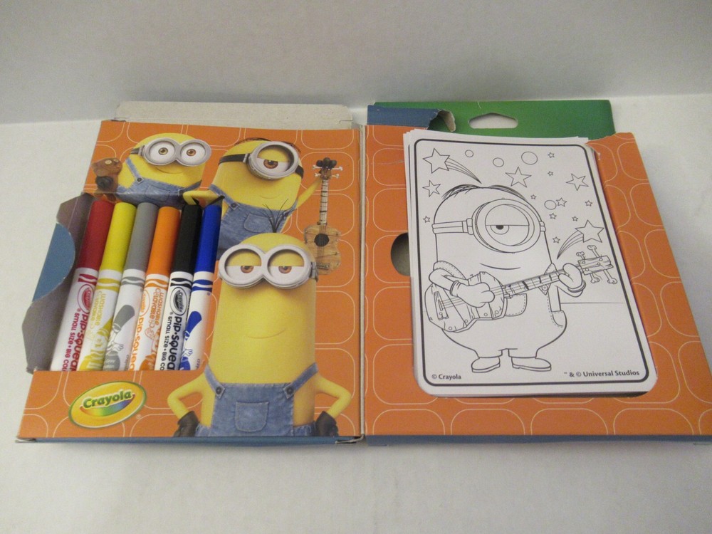 Crayola Mini Coloring Pages with Markers - Minions