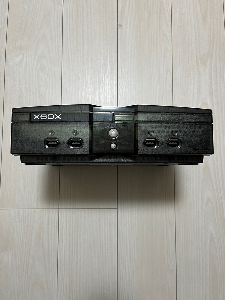 【JUNK】Microsoft Xbox Special Edition Clear Skeleton Limited Black Console