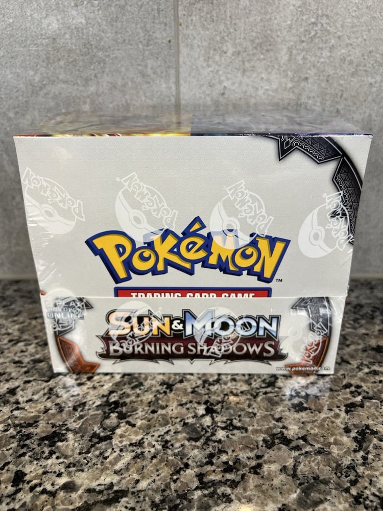 Pokemon Sun & Moon Burning Shadows Theme Deck Display