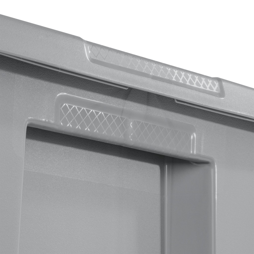 Sterilite Extra Large Storage Container – 30 Gallon Plastic Bin,Snap-On Lid,Gray