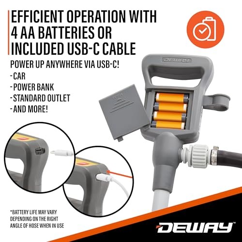 Automatic Fuel Transfer Pump with Auto-Stop and Beep, Auto-Stop w/ Beep