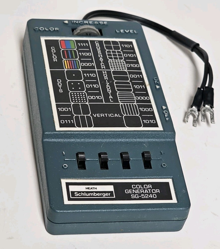 Heath Schlumberger Color Generator SG-5240 - Untested