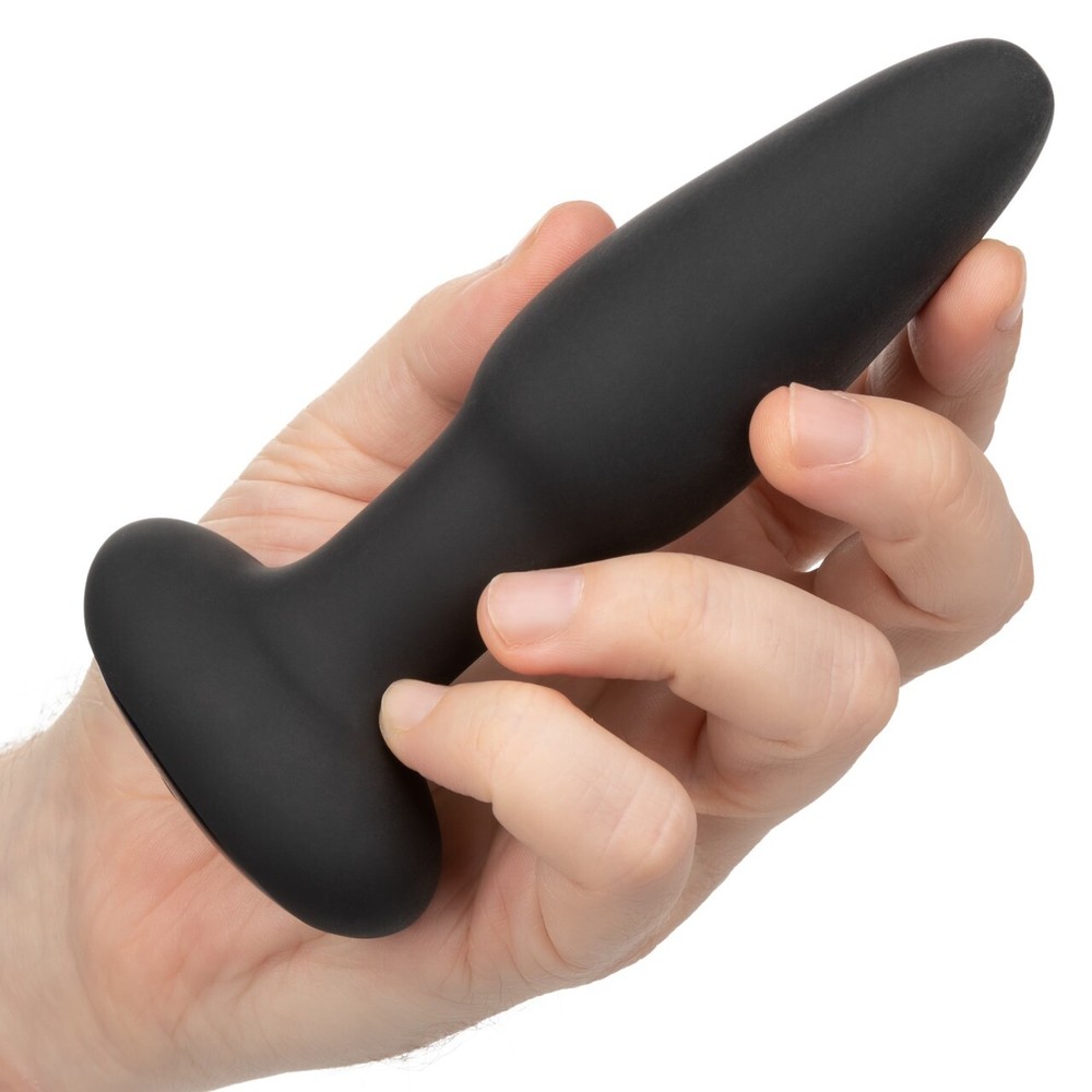 Bionic Pressure Rimming Anal Butt Plug, Pressure Activated Silicone Waterproof