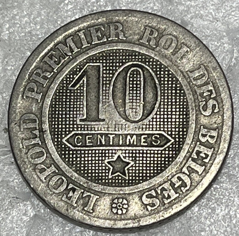 1862 Belgium 10 Centimes Leopold I