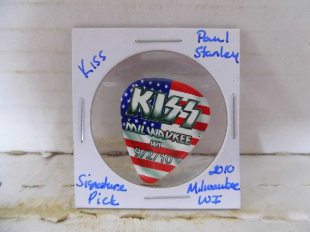 KISS "PAUL STANLEY" 2010 SIGNATURE GUITAR PICK~READ DESCRIPTION #13~4
