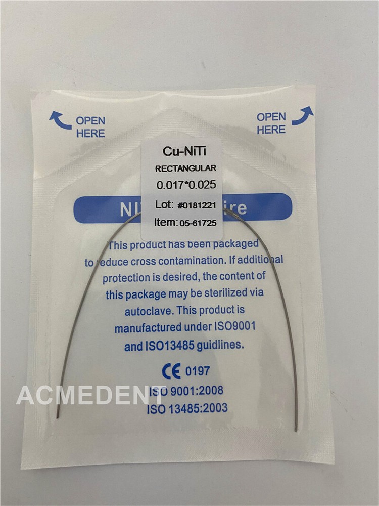5Pcs Dental Copper Niti Cu Wires Arch Ormco DAMON Q Rectangular Wire Stops