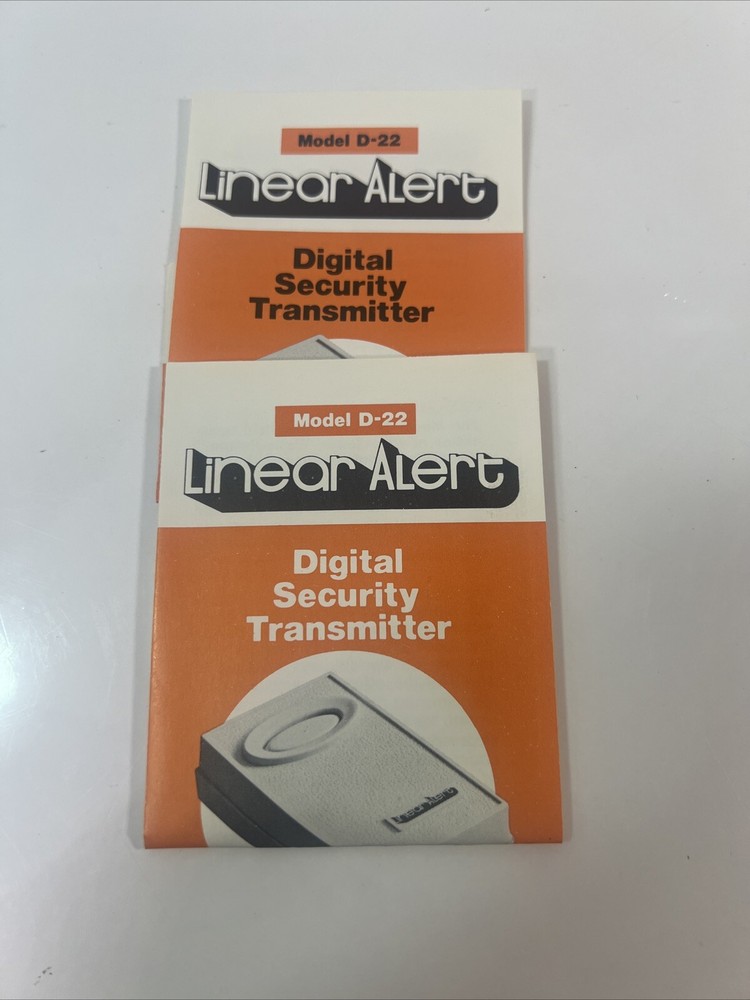 Linear Alert Digital Security Transmitter D-22 Panic Button