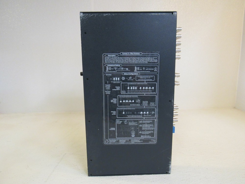Extron Electronics System 5cr Plus Video And Audio Switcher 33-559-01 A