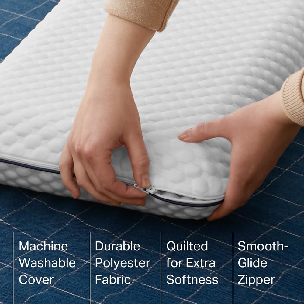 Gel Memory Foam Camping Pillow - Travel Essential