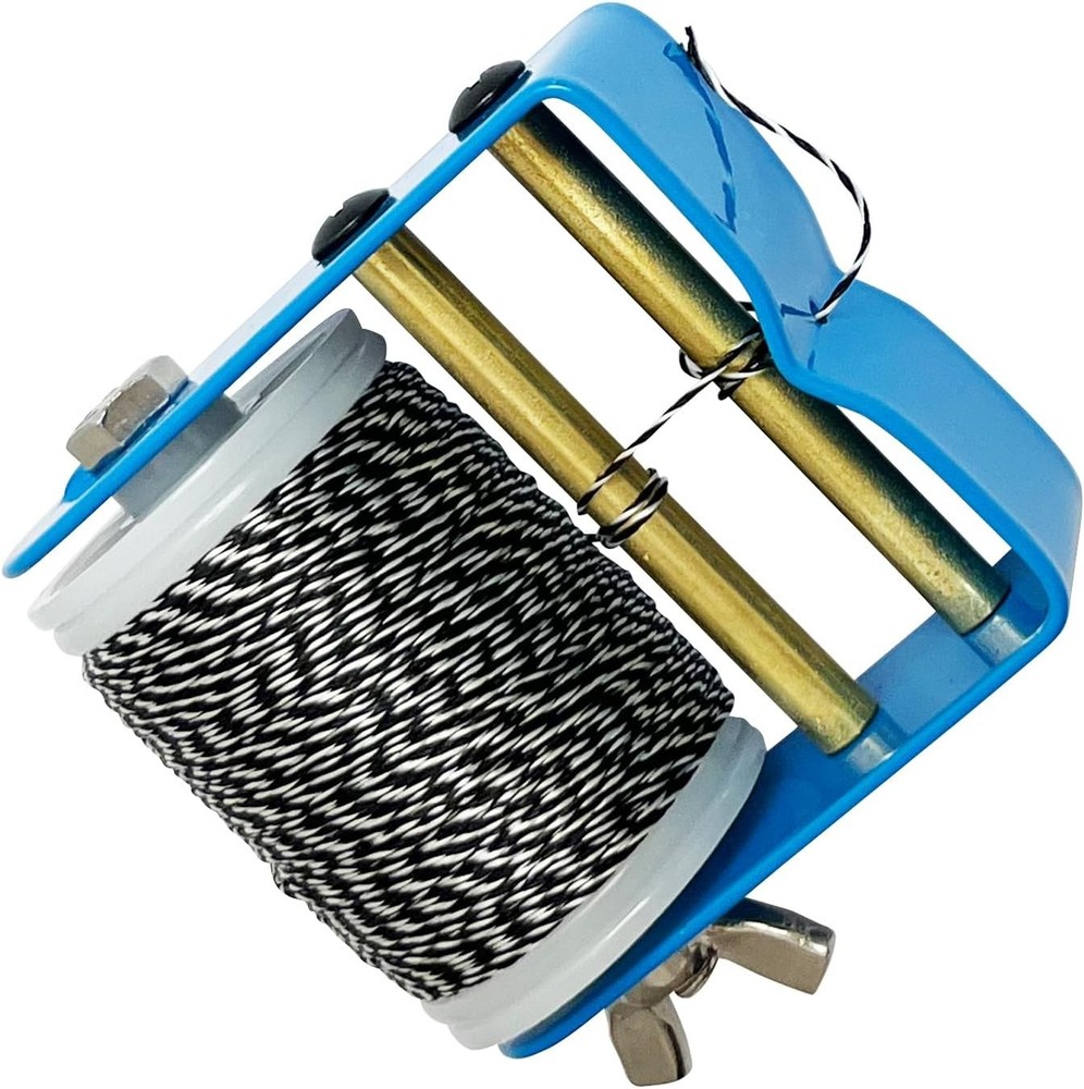 Archery Bowstring Serving Thread Jig 131 yard/120m Bow Blue and Black-white