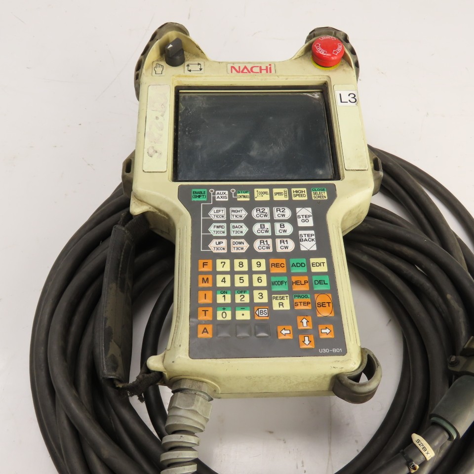 Nachi U30-B01 Robot Teach Pendant Controller W/ 15m Cable