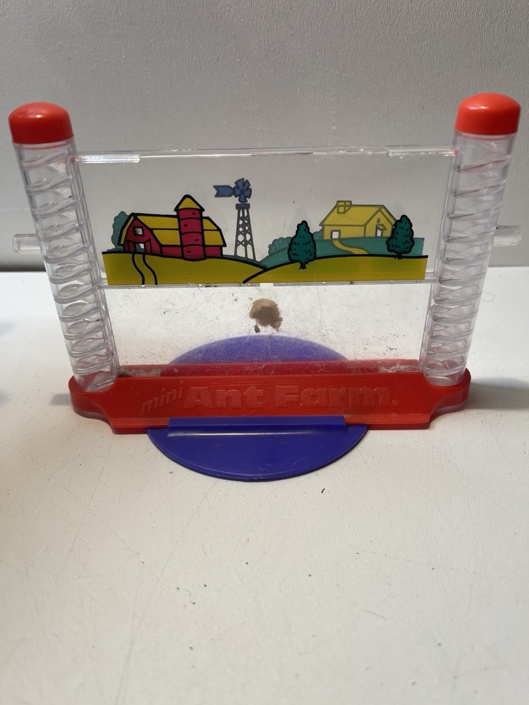 Uncle Milton's Mini Ant Farm Red Stackable & Connectable