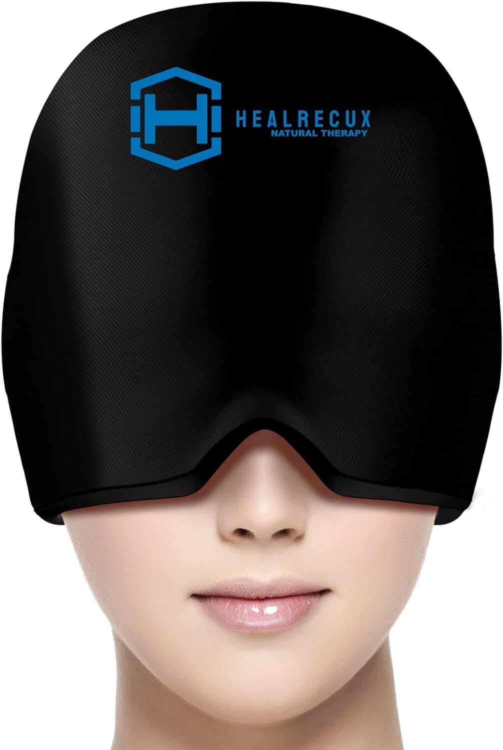 Migraine Relief Cap, Upgraded Odorless Gel Migraine Ice Head Wrap Cold & Hot The