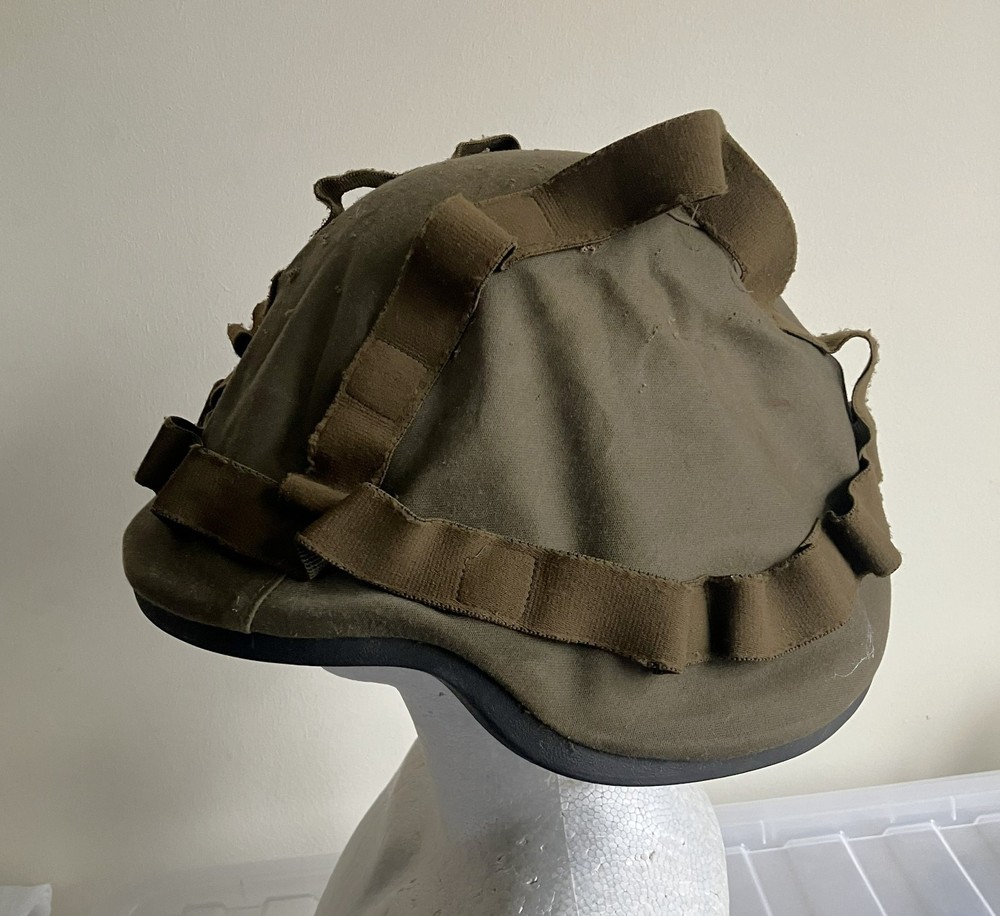 Austrian Army aramid combat cover dated 2000, marked GR 1