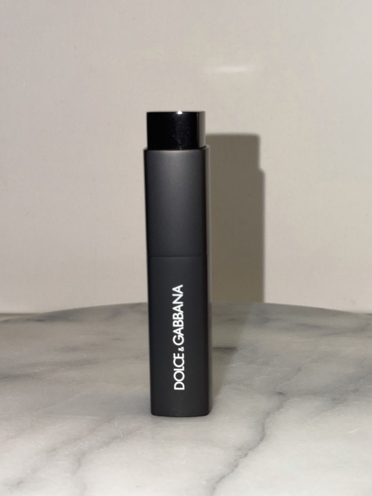 DOLCE & GABBANA Black Retractable Refillable Atomizer Glass Spray Bottle 8ml