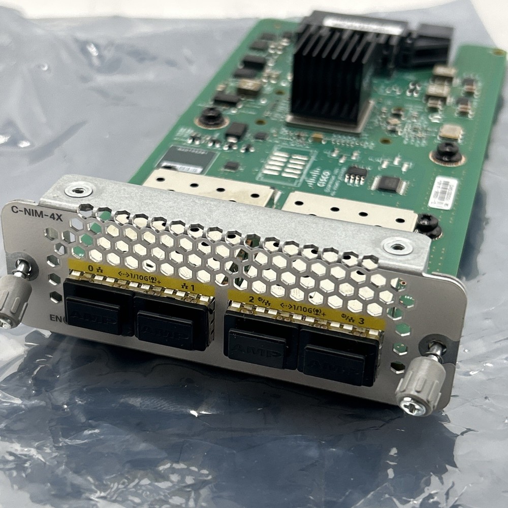 Cisco C-NIM-4X 4 Port Layer 2 3 10Gbps Switch Network Interface Module