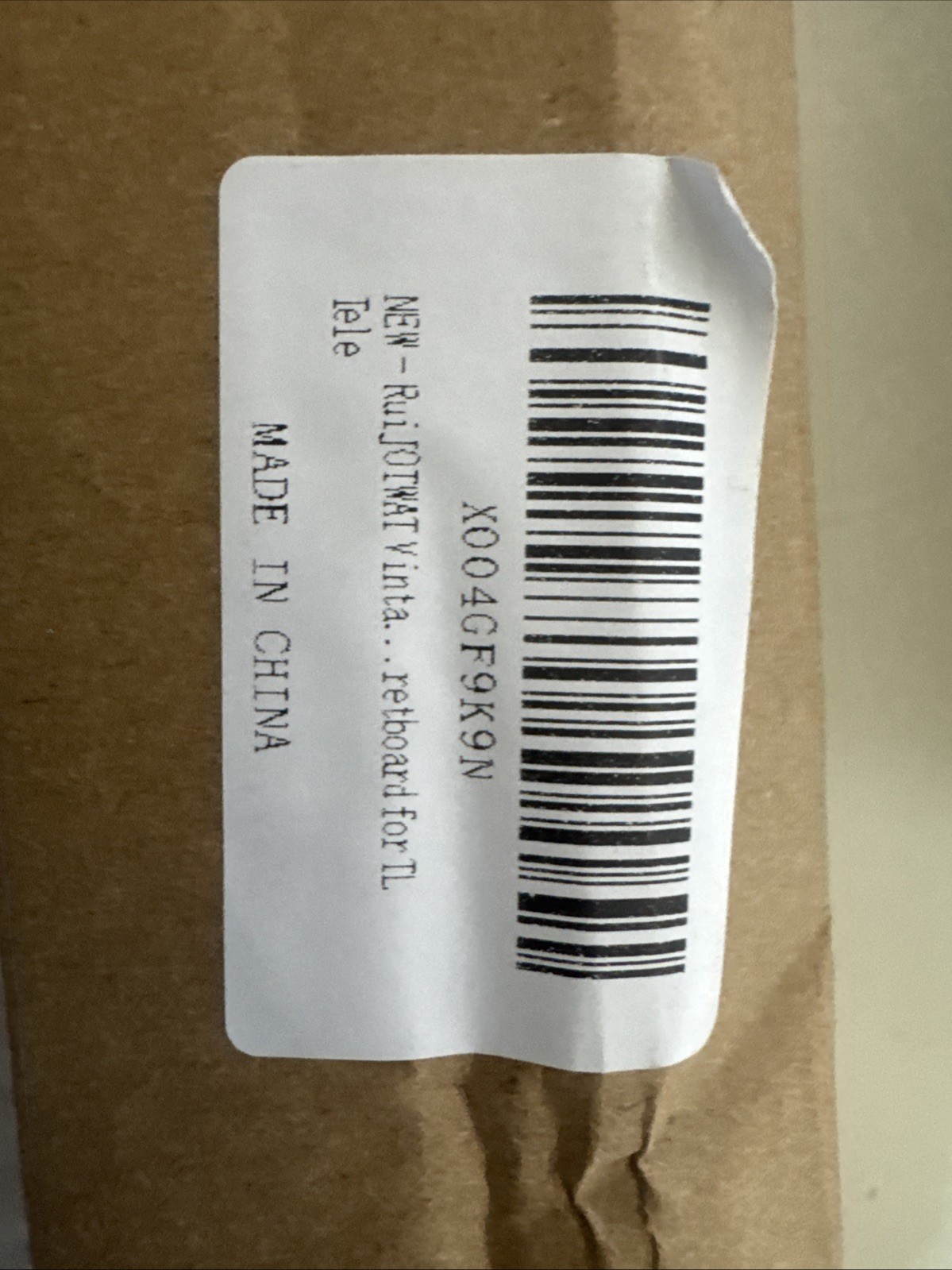 RuiJOIWAT Vintage 21 Frets Telecaster Guitar Neck - Red Wood Glossy