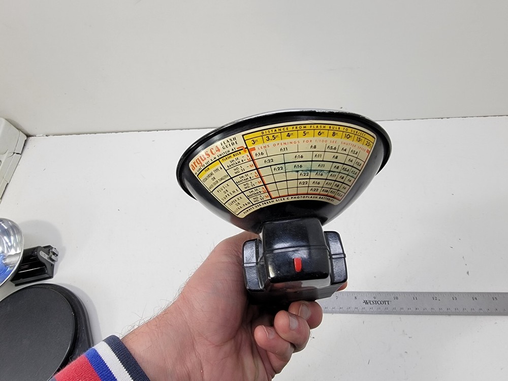 VINTAGE Argus External Bulb Flash Unit No Bulb Untested