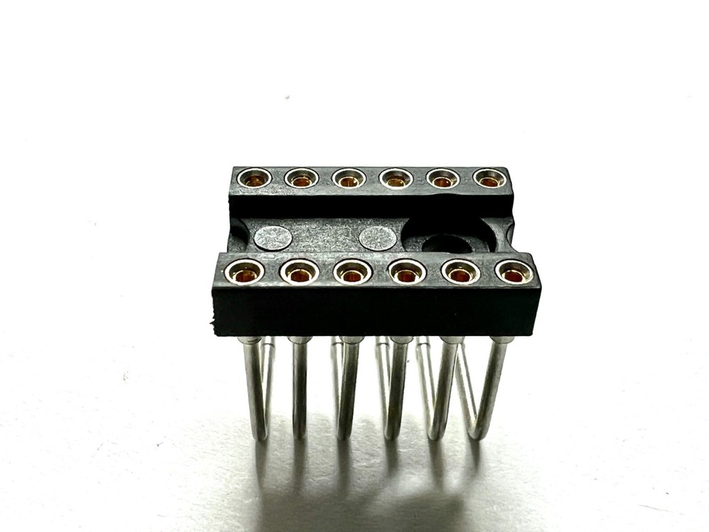 LEH-312-S900-95 LED Sockets 12POS 2 Rows 2.54mm Right Angle