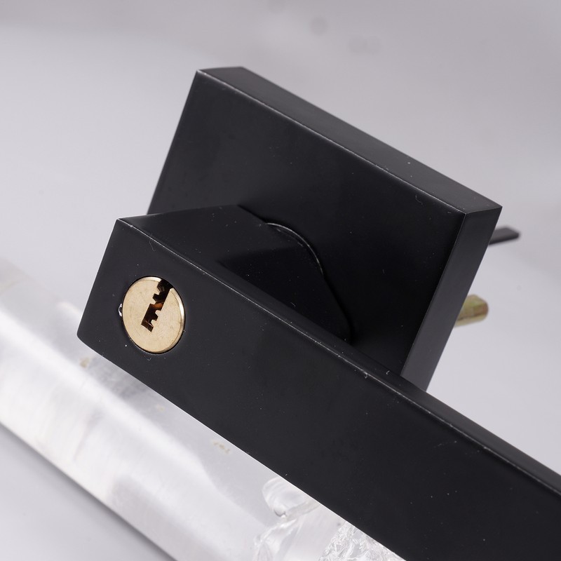 12-15XDoor Handle Lock Lever Knobs Privacy Passage Entry Locks W/key For Home