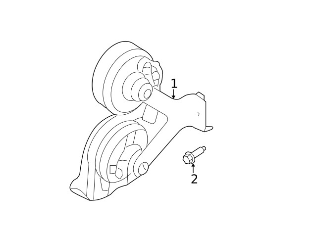 Genuine Ford Horn BT4Z13832A