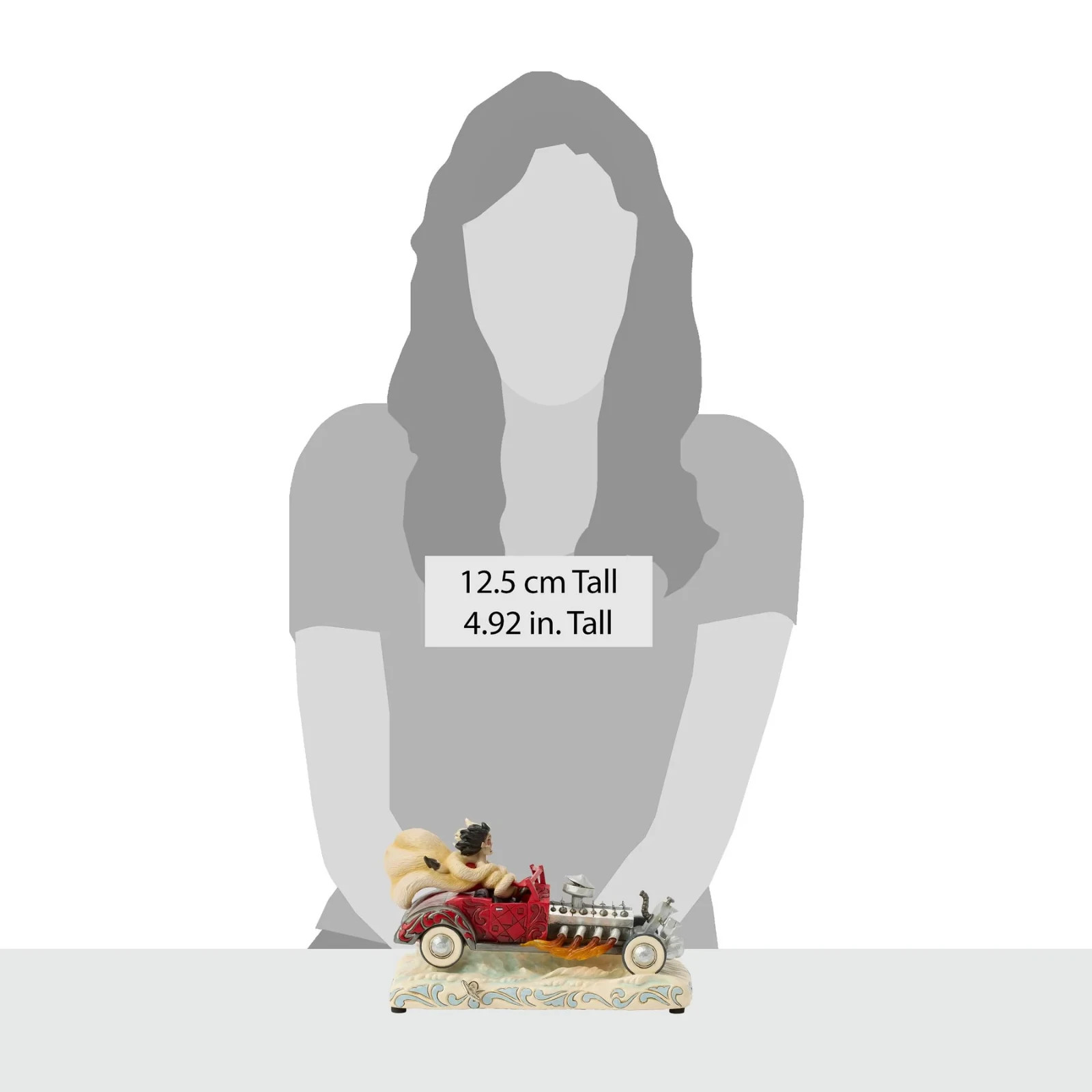 Jim Shore Disney CRUELLA CAR SCENE MUSICAL FIGURINE-DRIVING DE VIL-ISHLY 6016903