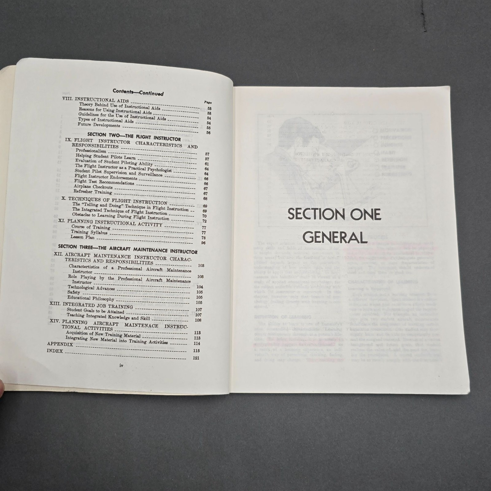 1977 Aviation Instructor’s Handbook FAA AC 60-14 Vintage ASA Reprint