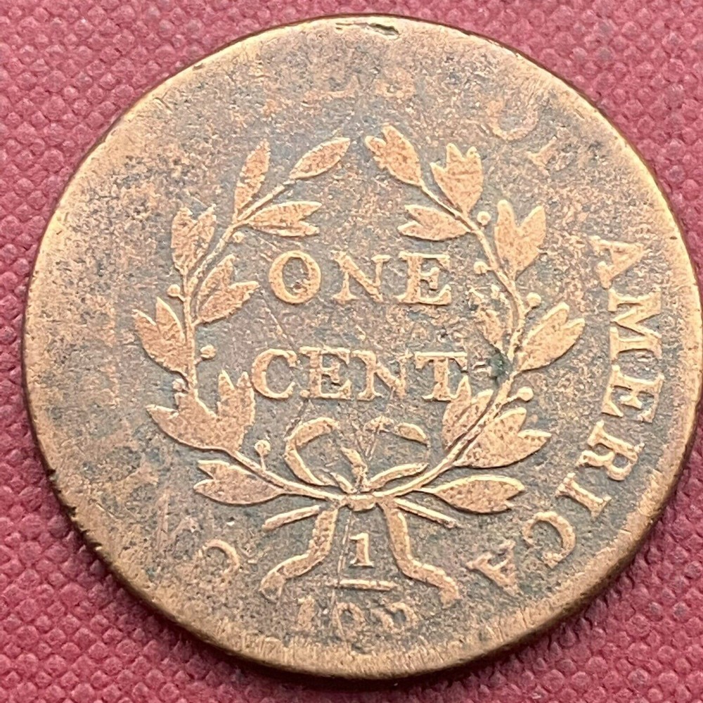 1802 Draped Bust Large Cent 1c Circulated #54417