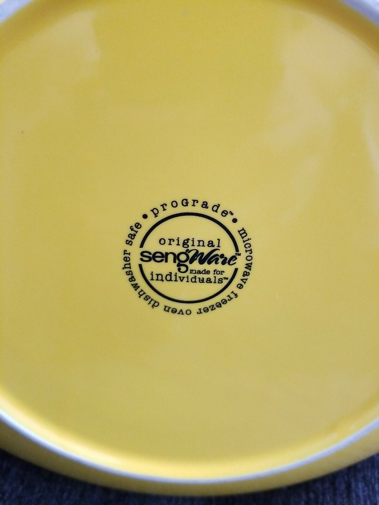 Original Sengware ProGrade Bright Yellow Round 10 3/4" Dinner Plate