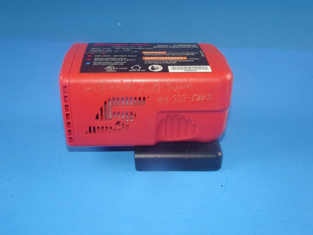 Snap on Tools CTMS8850 Memory Saver Adapter.