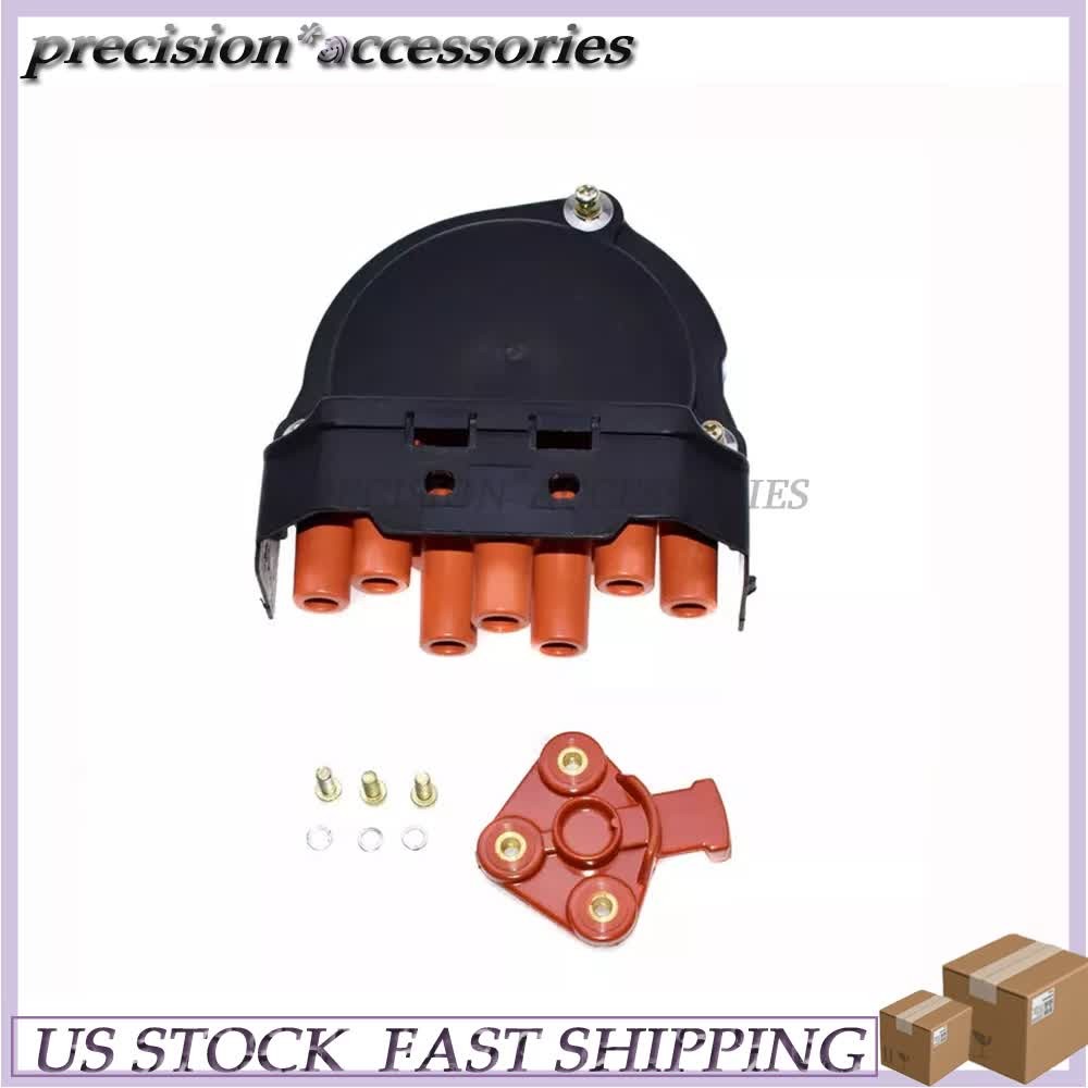 1Set Distributor Cap Rotor Kit 12111725070 Fits For BMW E23 E24 E28 E30 E31 E32