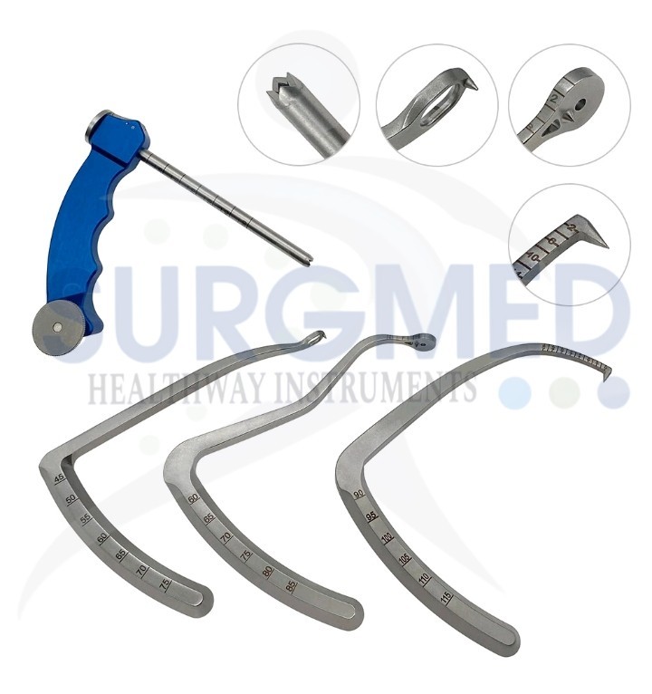 ACL PCL C-type Drill Guide Knee Ligament Shoulder Femoral Tibia Aimer Guider Set