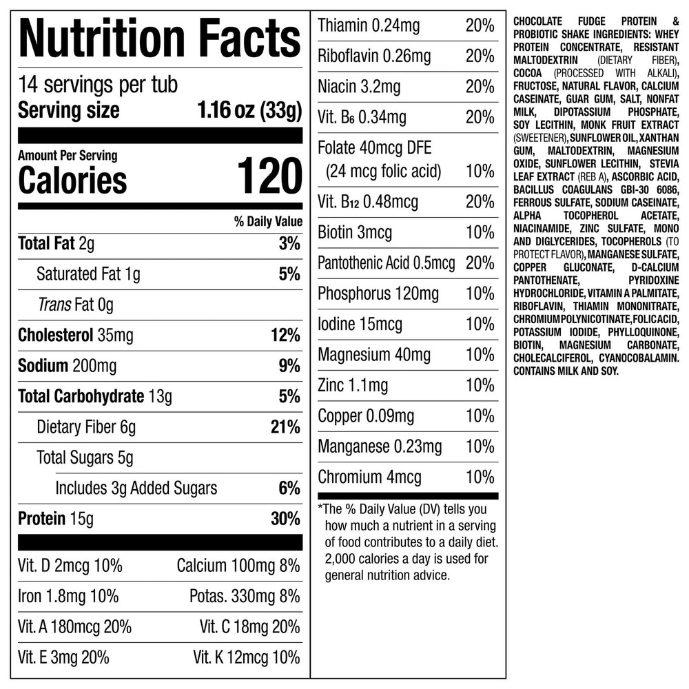 Nutrisystem ProSync Chocolate Meal Replacement Protein Shake Mix - 14 Servings