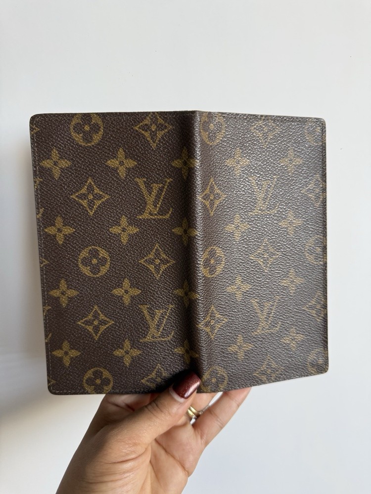 Louis Vuitton Monogram Brazza Long Wallet Brown Canvas Authentic Vintage