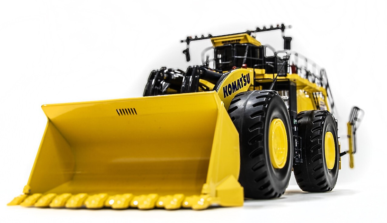 Komatsu WE1850 Wheel Loader - Weiss Bros 1:50 Scale Diecast Model #WBR034 New