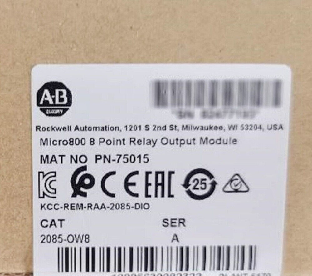 2085-OW8 AB 2085OW8 Micro800 8 Point Relay Output Module