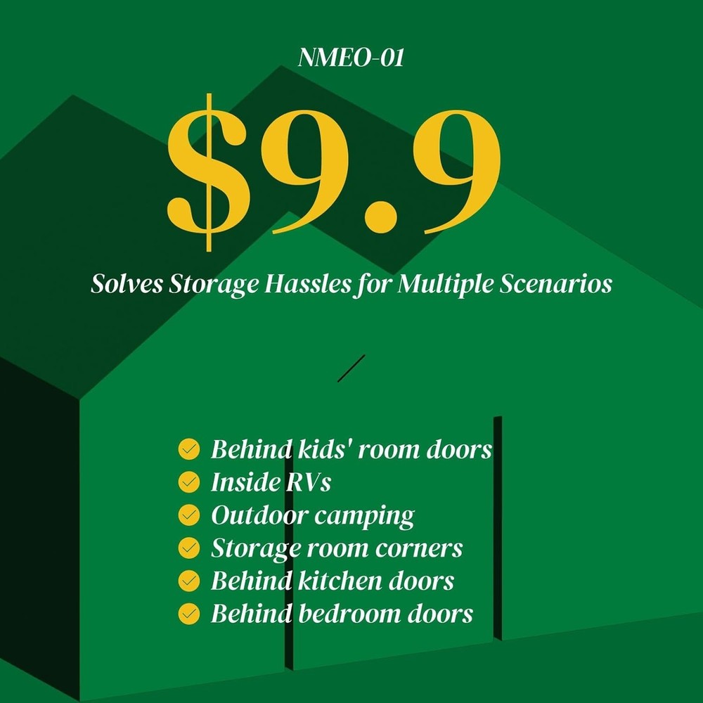 Multifunctional Over Door Organizer with Easy Installation & Lightweight Design