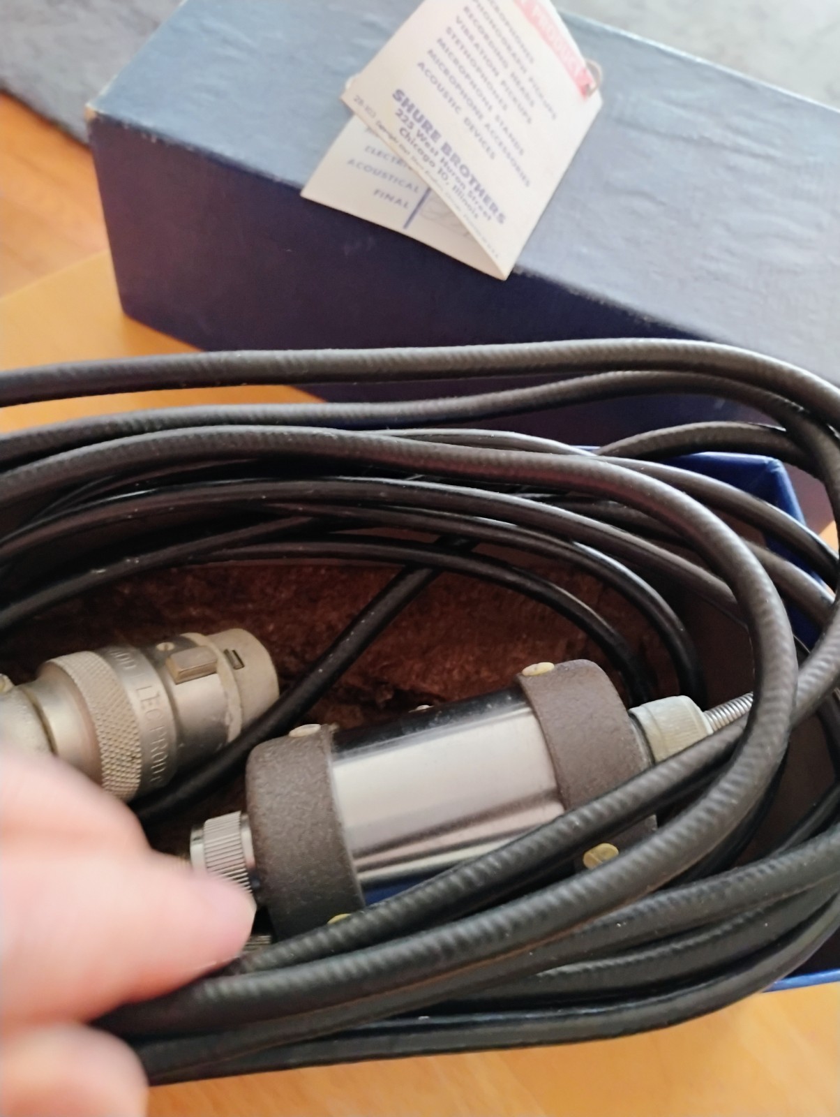 Vintage 1959s SHURE A86A MIC MICROPHONE SUT STEP UP Line TRANSFORMER In BOX