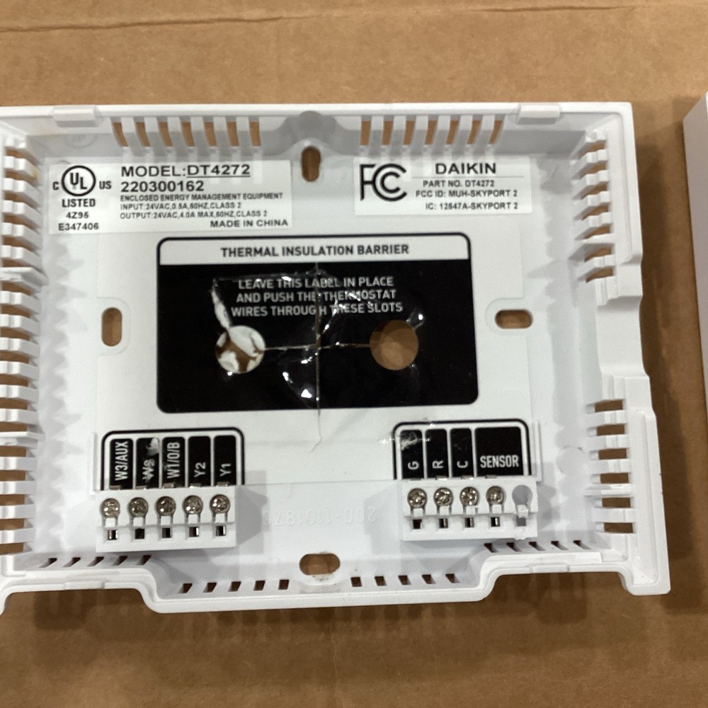 Daikin Residential DT4272 4H/2C Wi-Fi capable/program Touchscreen Thermostat