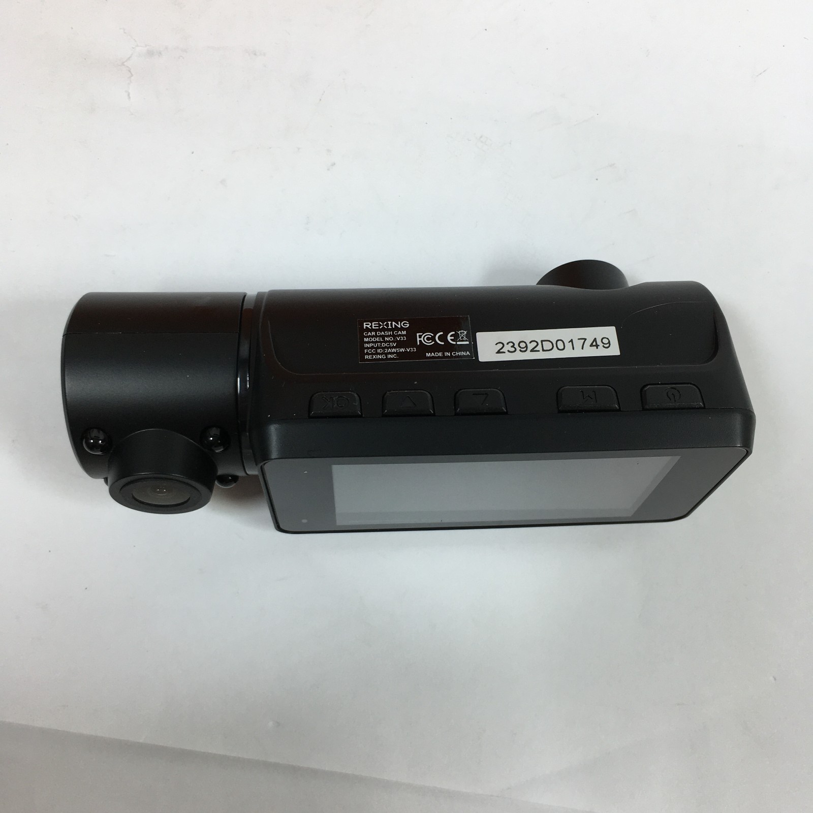 Rexing V33 3 Channel Dashcam w/ Front and Cabin Camera (605905)