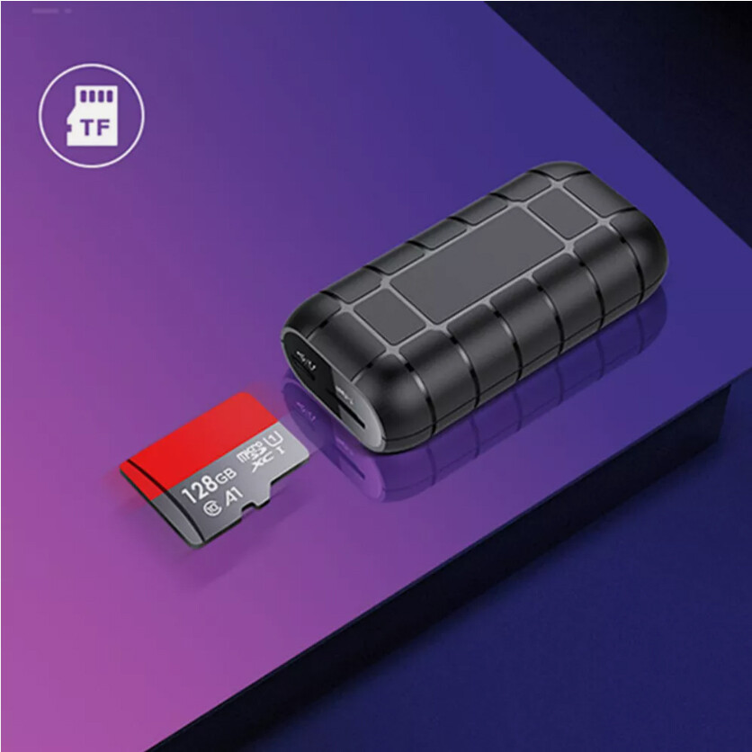 500 Hrs Mini Spy Voice Activated Recorder Digital Audio Magnetic 64GB MP3 Player