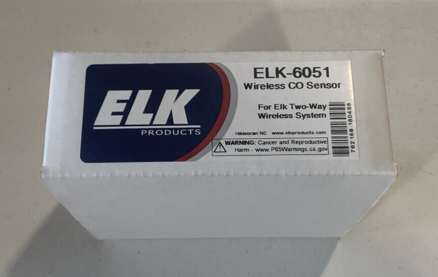ELK-6051 Wireless CO Sensor Two-Way Wireless