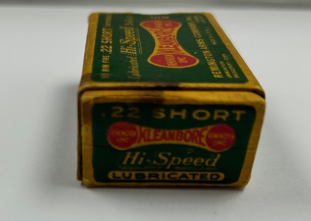 remington kleanbore 22 short ammo box "empty"
