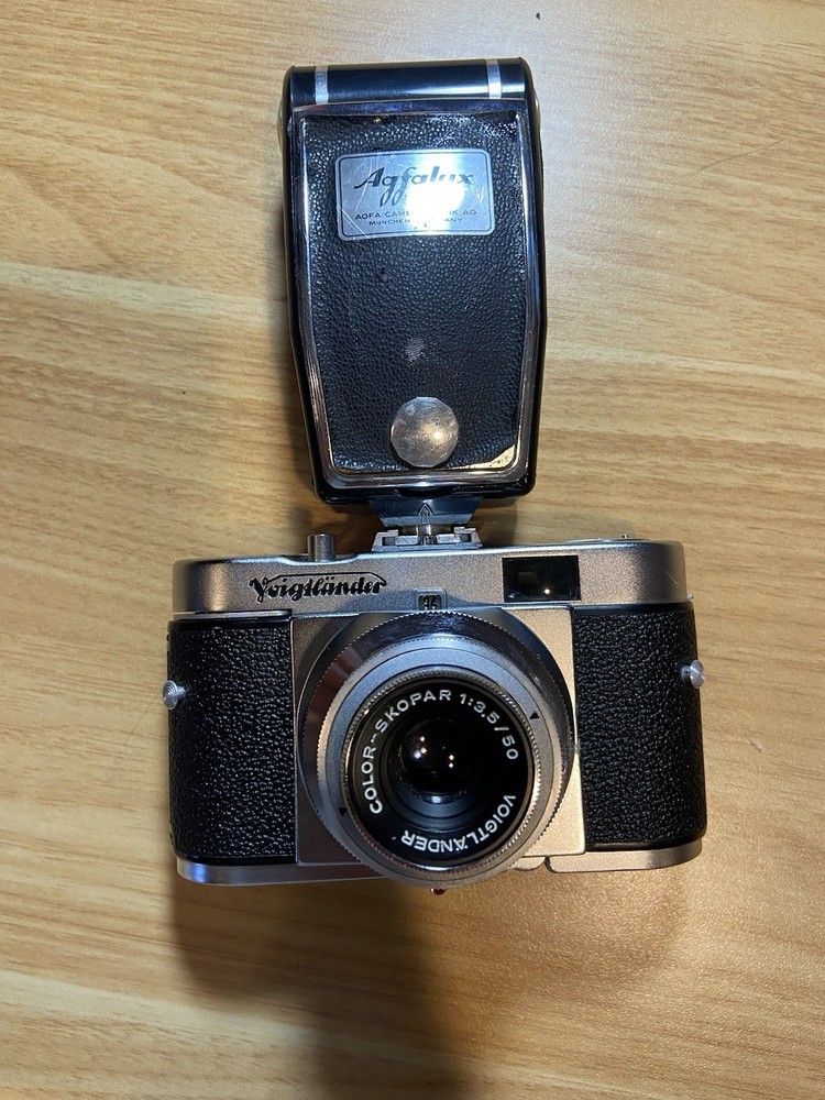 Voitlander Vito B Camera And Flash